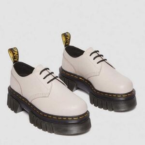 Dr. Martens Audrick Nappa Leather Platform Shoes